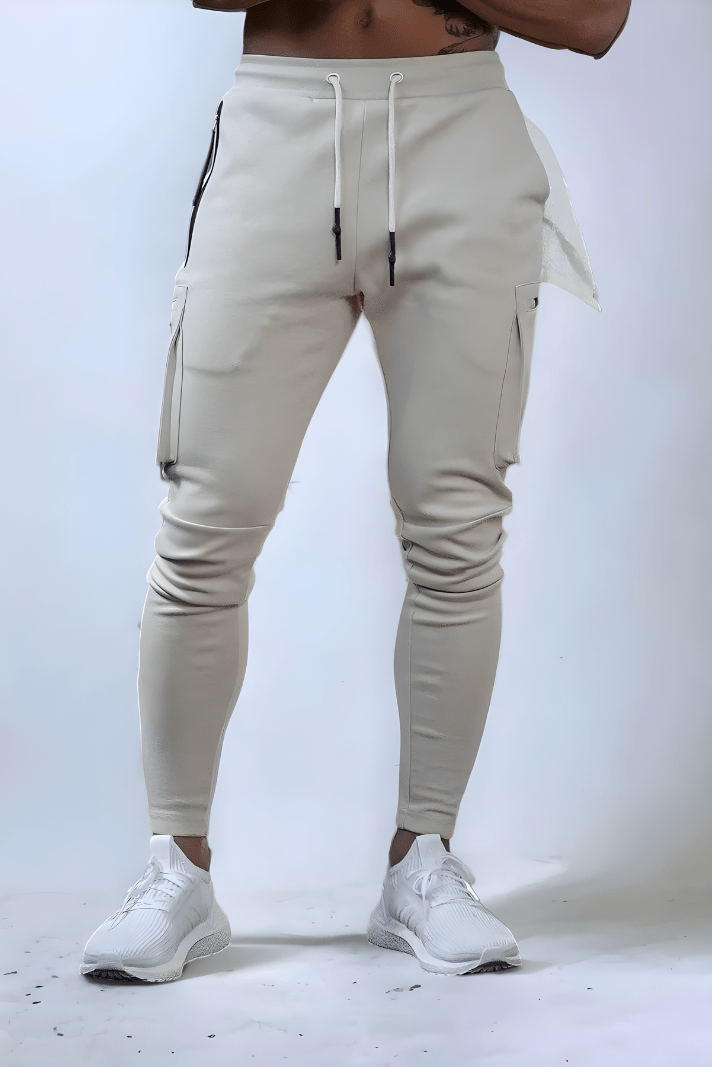 Pantalon de jogging cargo sportif et confortable pour homme
