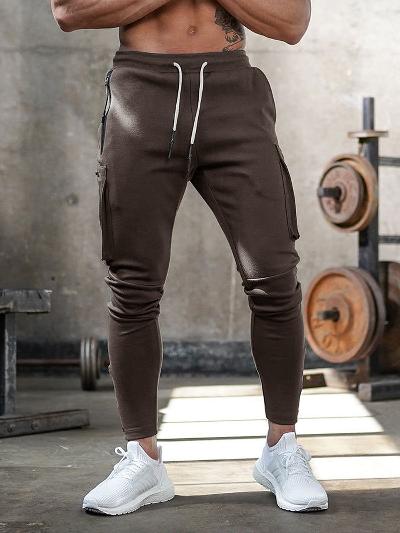 Pantalons de jogging homme slim fit élastiqués