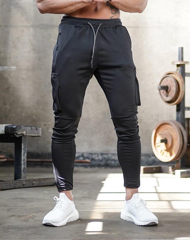 Pantalons de jogging homme slim fit élastiqués