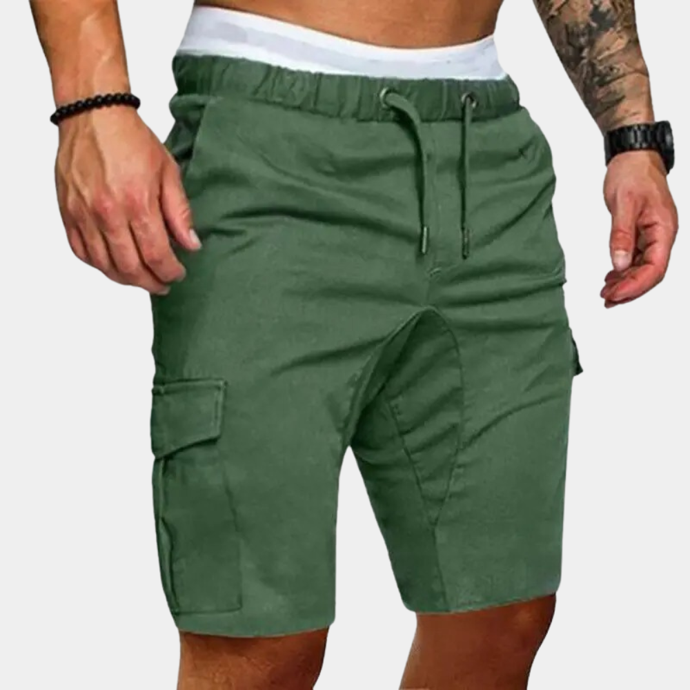 Short cargo long pour homme, confortable, été