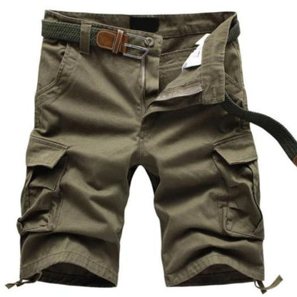 Shorts confortables pour hommes avec ceinture et poches