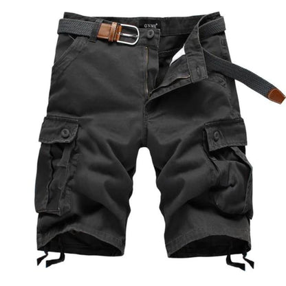Shorts confortables pour hommes avec ceinture et poches