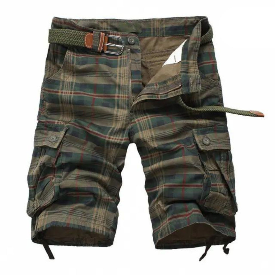 Shorts confortables pour hommes avec ceinture et poches
