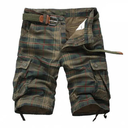 Shorts confortables pour hommes avec ceinture et poches