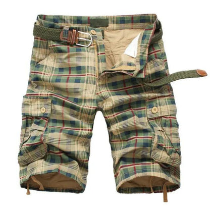 Shorts confortables pour hommes avec ceinture et poches