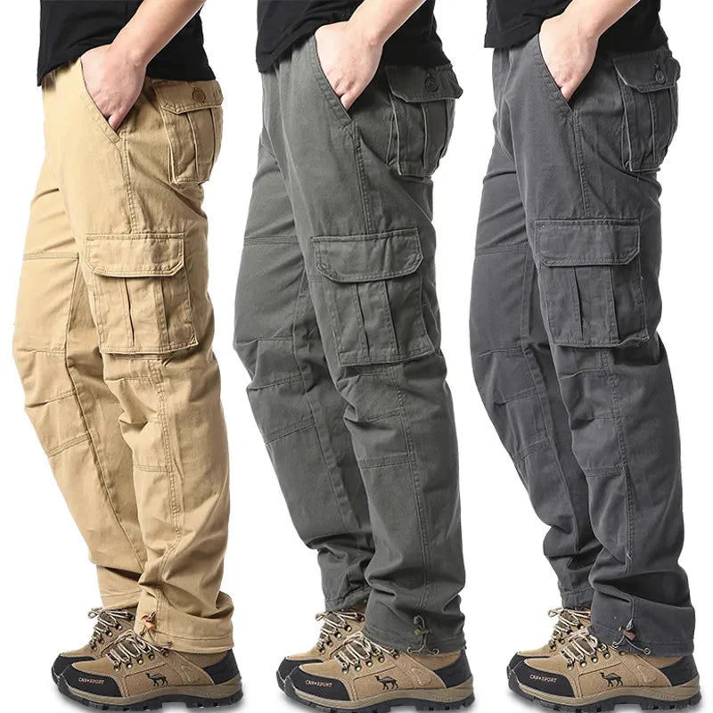Elastische Herrenhose Baumwolle Geradegeschnitten - IdealeKleiden