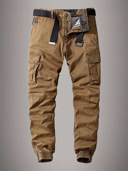 Pantalon cargo confortable pour homme avec élastique à la taille