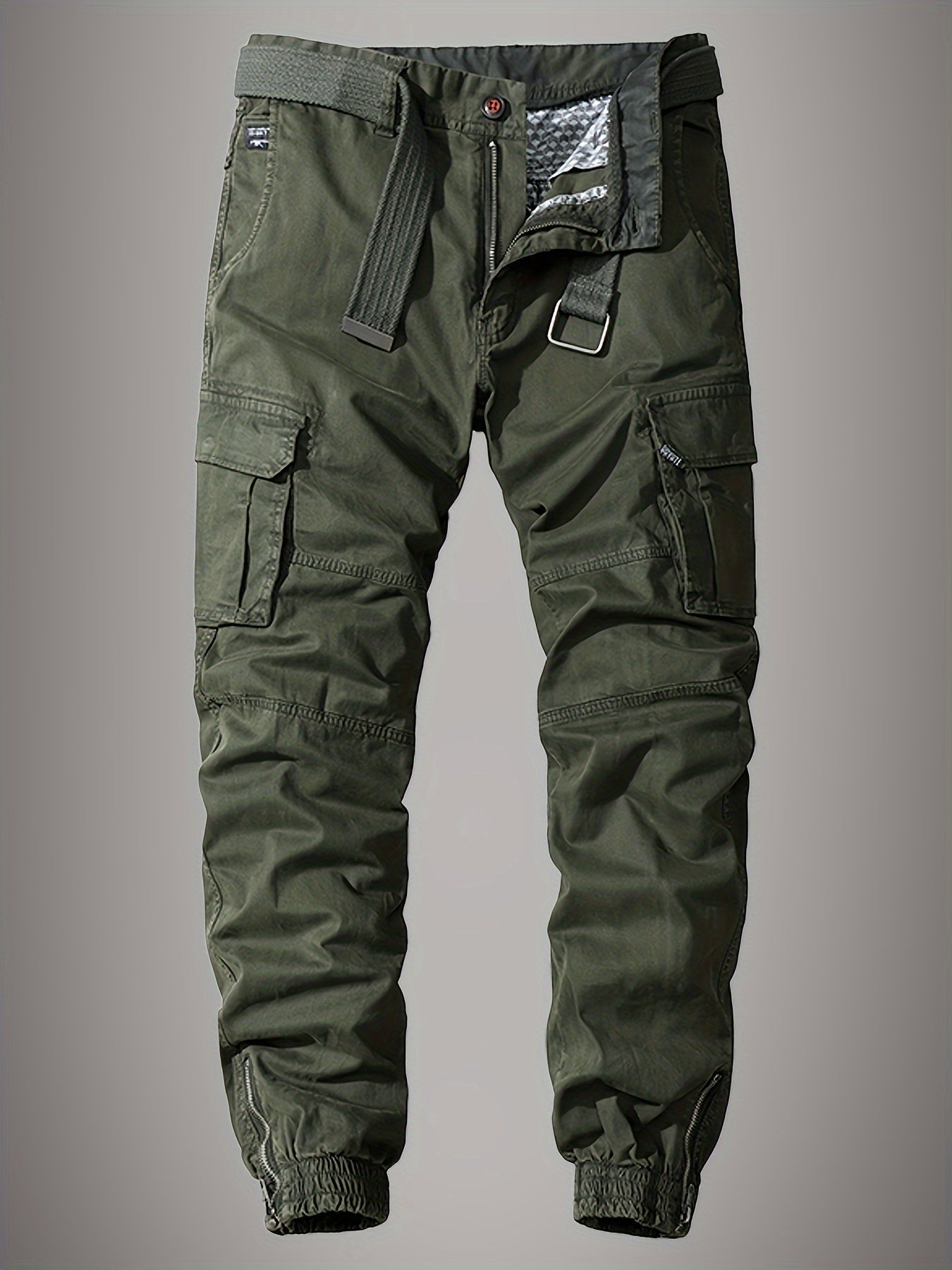 Bequeme Herren Cargohose Mit Gummizug - IdealeKleiden