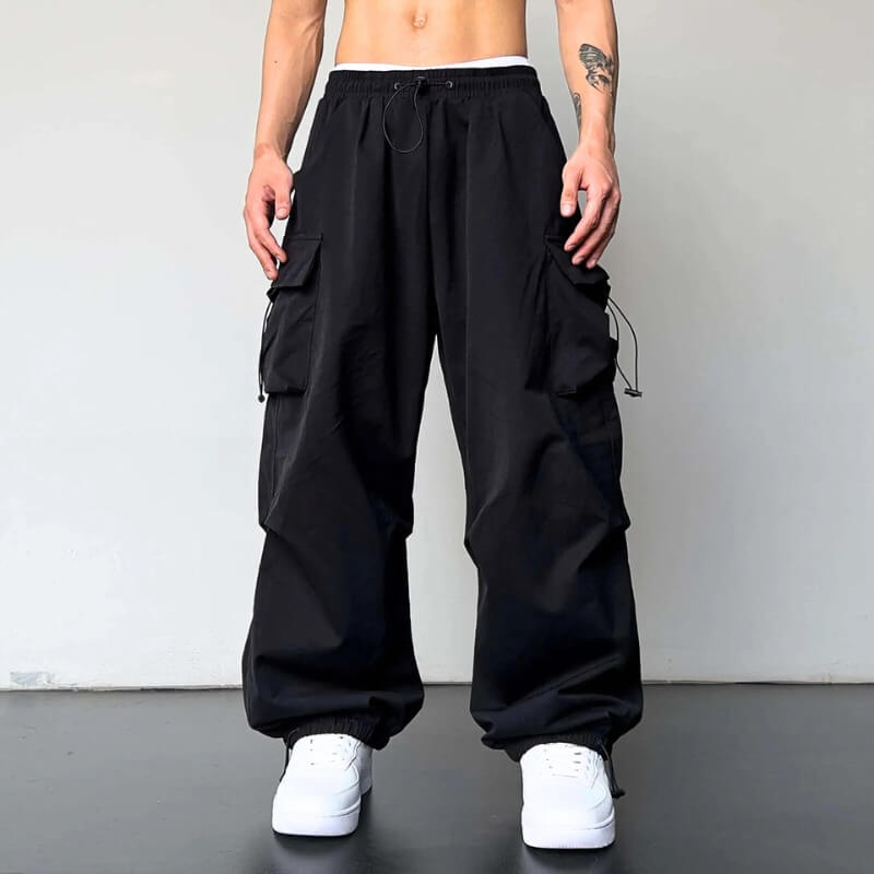 Pantalon cargo confortable pour homme coupe décontractée