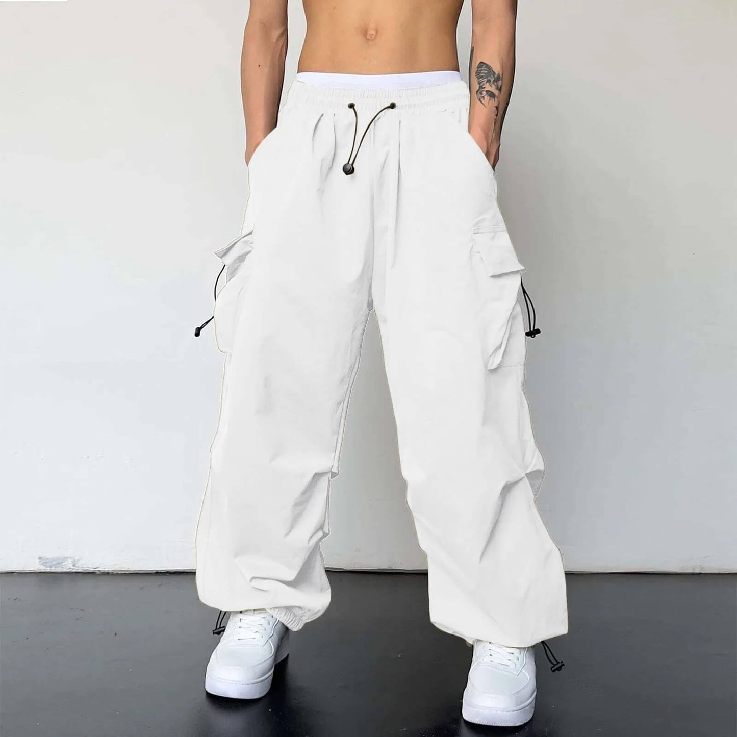 Pantalon cargo confortable pour homme coupe décontractée
