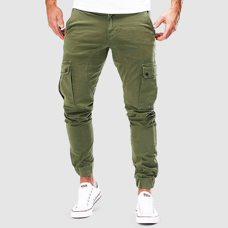 Pantalon cargo skinny pour homme avec poches