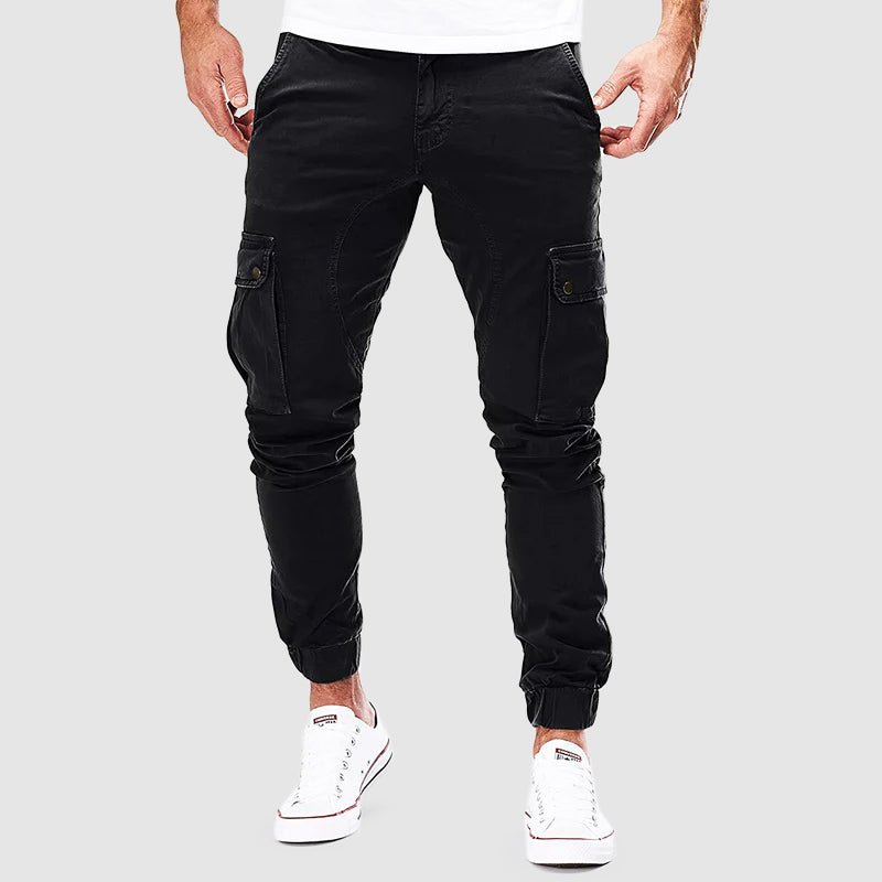 Pantalon cargo skinny pour homme avec poches
