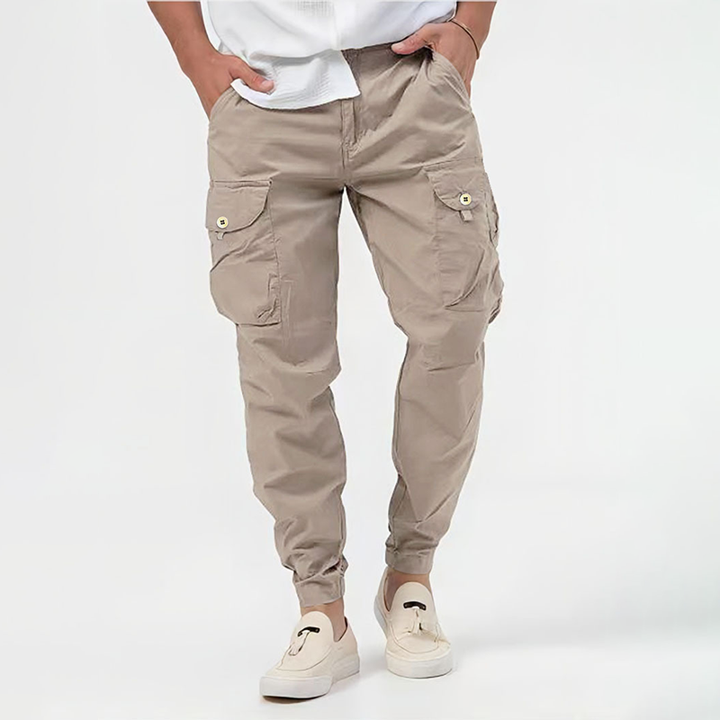 Pantalon Cargo Confortable Pour Homme Avec De Nombreuses Poches