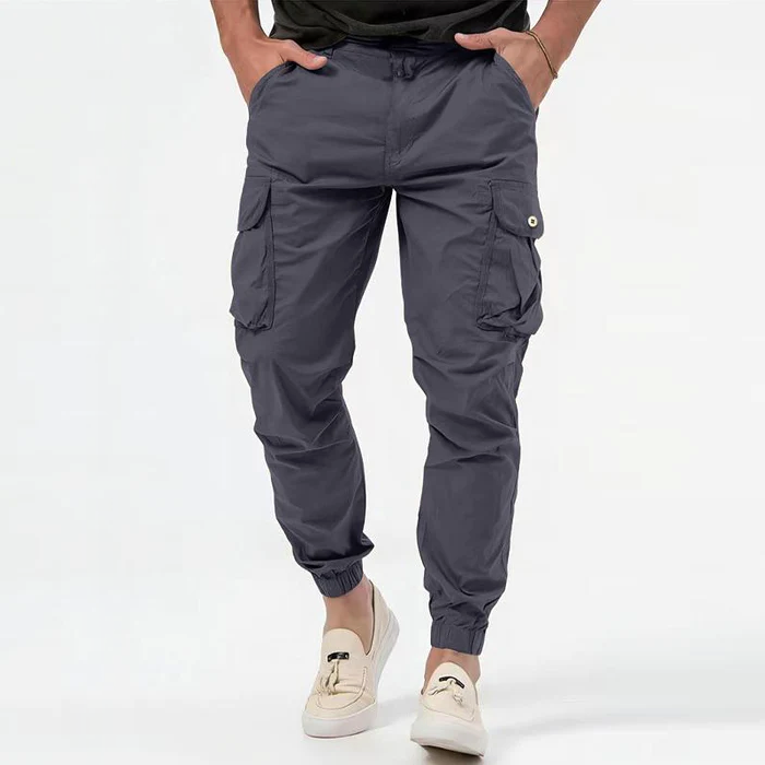 Pantalon Cargo Confortable Pour Homme Avec De Nombreuses Poches