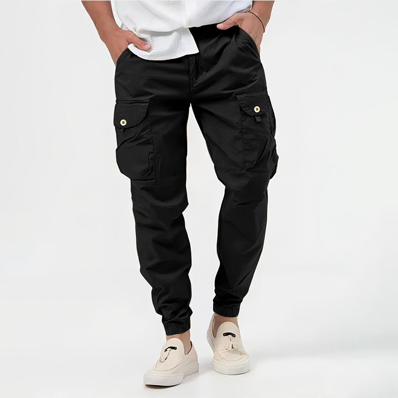 Pantalon Cargo Confortable Pour Homme Avec De Nombreuses Poches