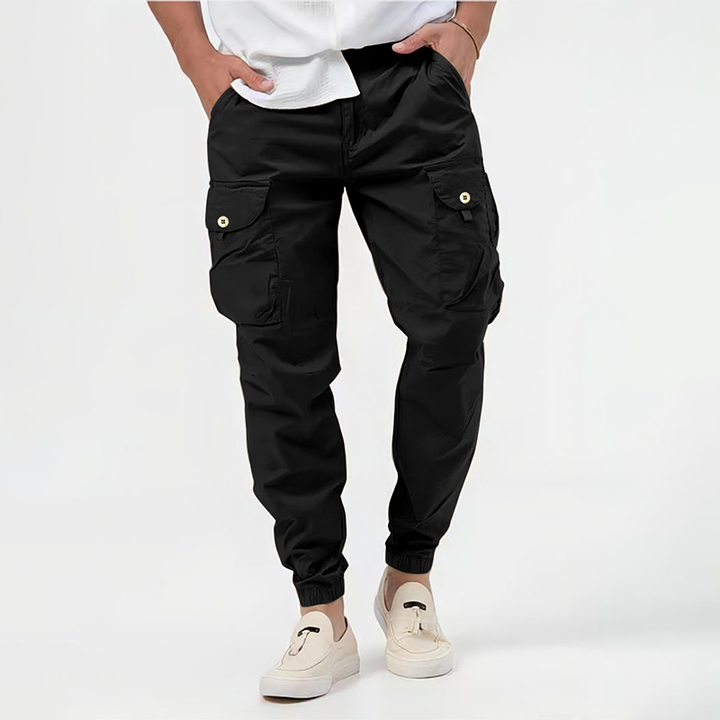 Pantalon Cargo Confortable Pour Homme Avec De Nombreuses Poches