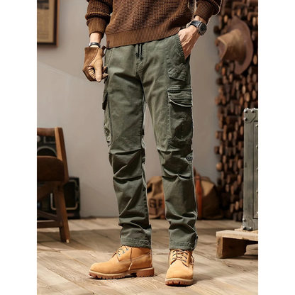 Pantalons droits pratiques pour hommes