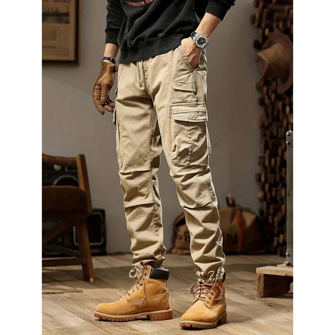 Pantalons droits pratiques pour hommes