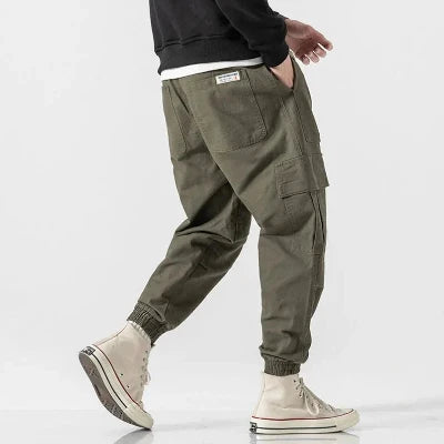 Pantalon cargo pour hommes coupe décontractée confortable