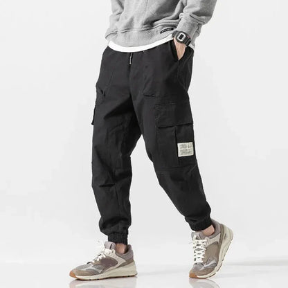 Pantalon cargo pour hommes coupe décontractée confortable