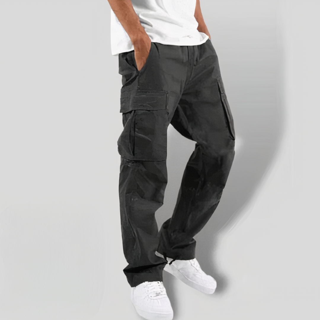 Bequeme Herren Cargohose Casual Lockeres Bein - IdealeKleiden