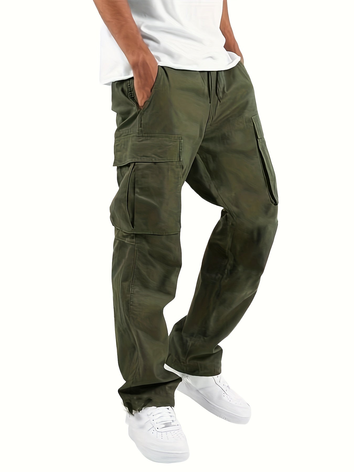 Pantalon cargo homme Coupe décontractée confortable
