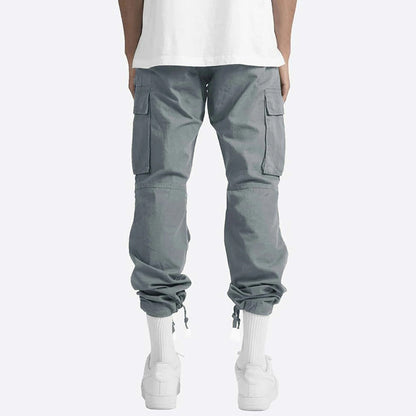 Pantalon cargo homme coupe droite confortable