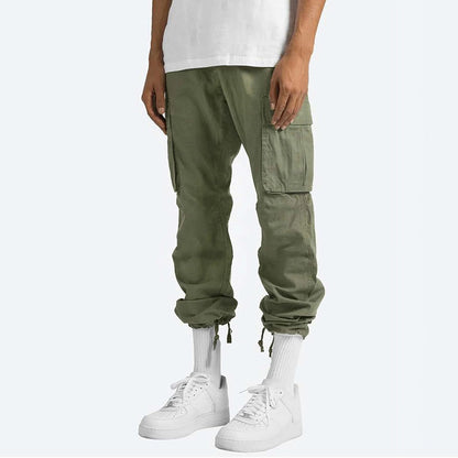Pantalon cargo homme coupe droite confortable