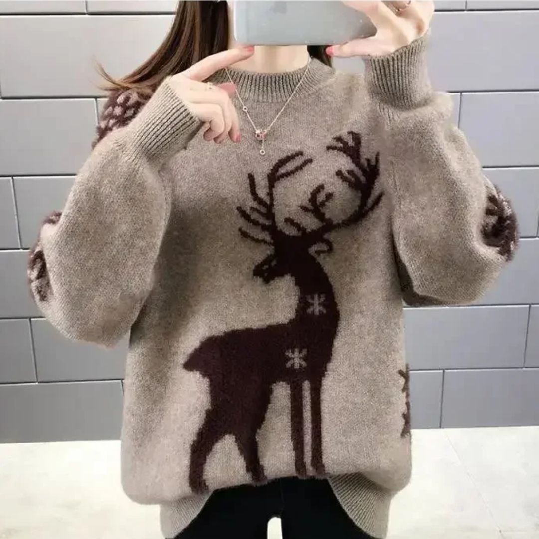 Pull de Noël Femme Festif Chaud