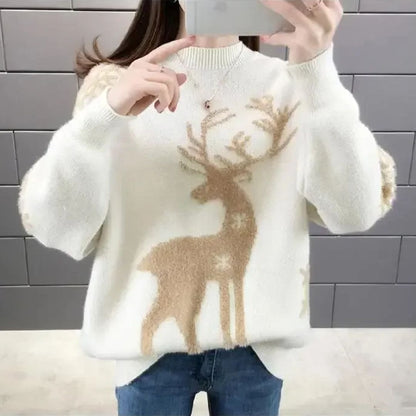 Pull de Noël Femme Festif Chaud