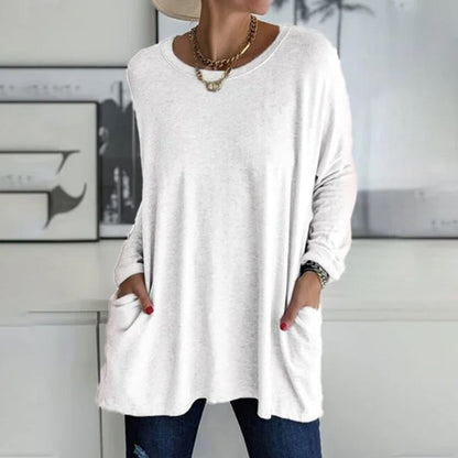 Grand haut oversize avec poches Confort