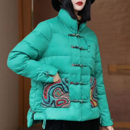 Veste d'hiver femme élégante, chaude et chic