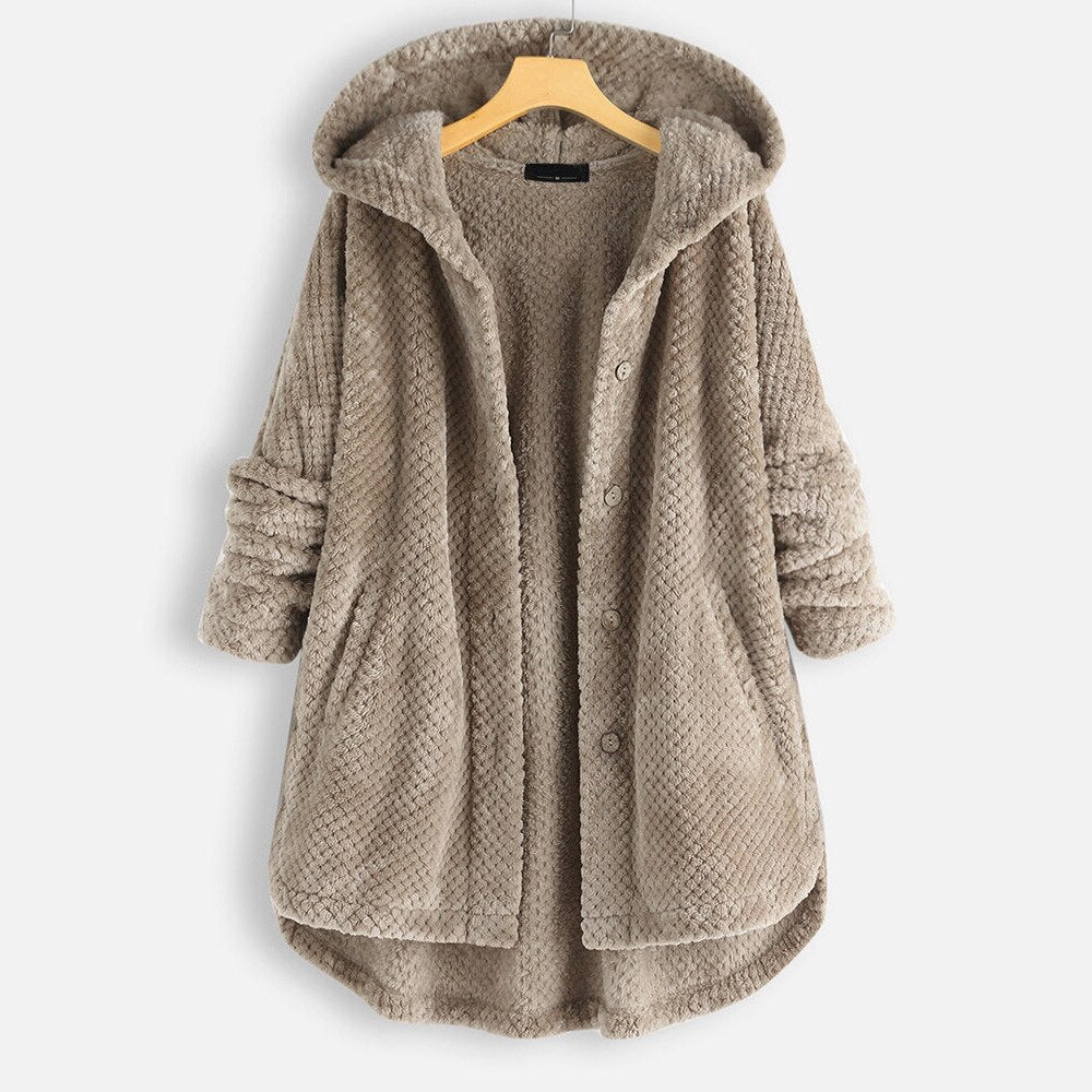 Grande veste pour femme à capuche oversize Arabella