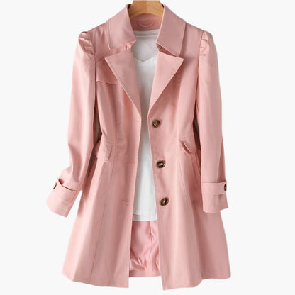 Trench-coat classique long pour femme