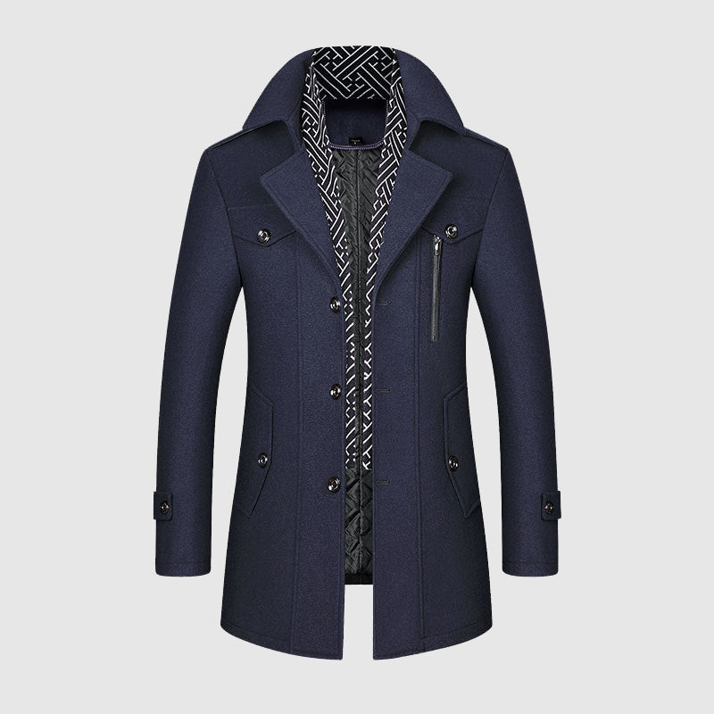 Stilvoller Wollmantel Damen - IdealeKleiden