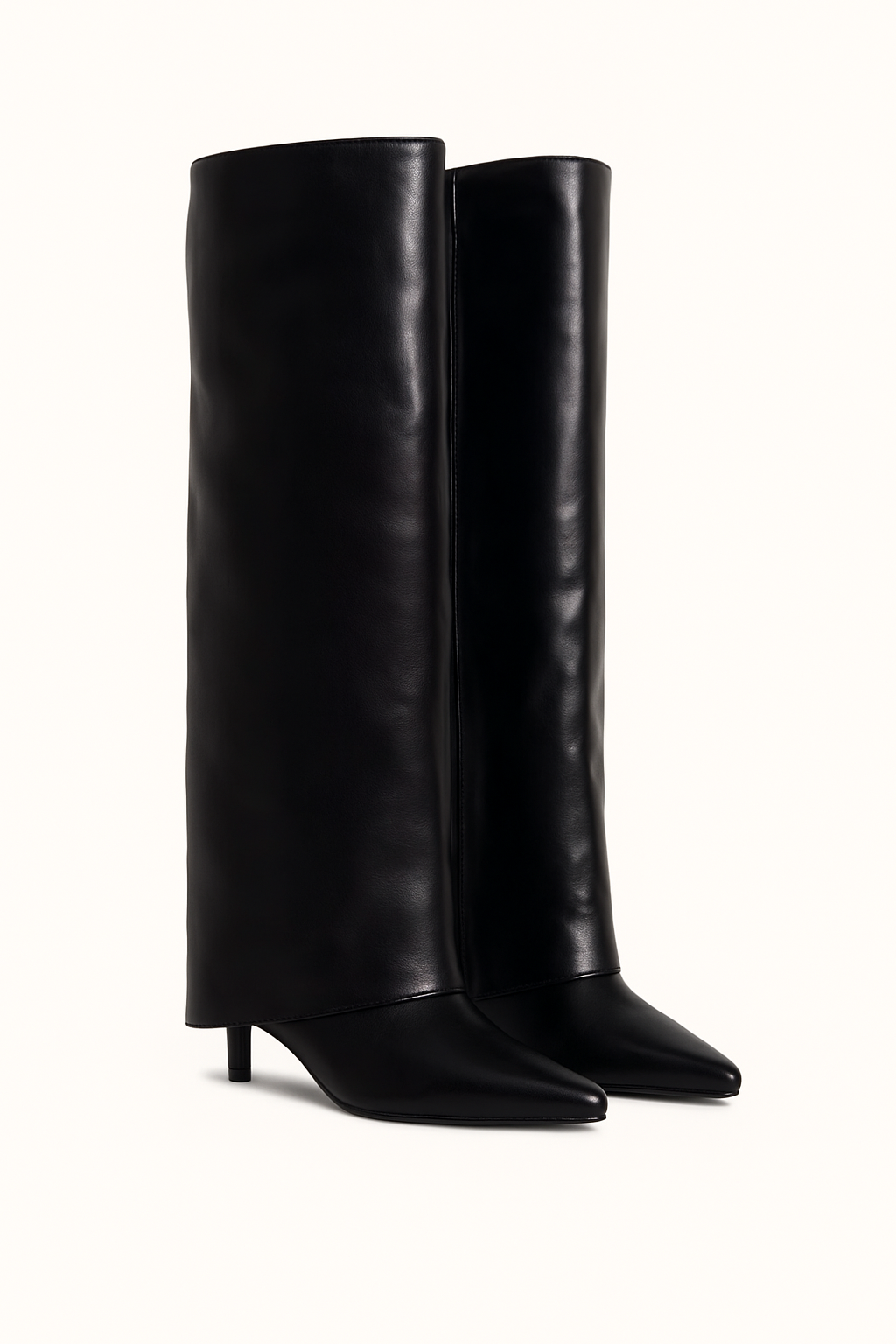 Bottes pour femme, talon haut, élégantes, noires