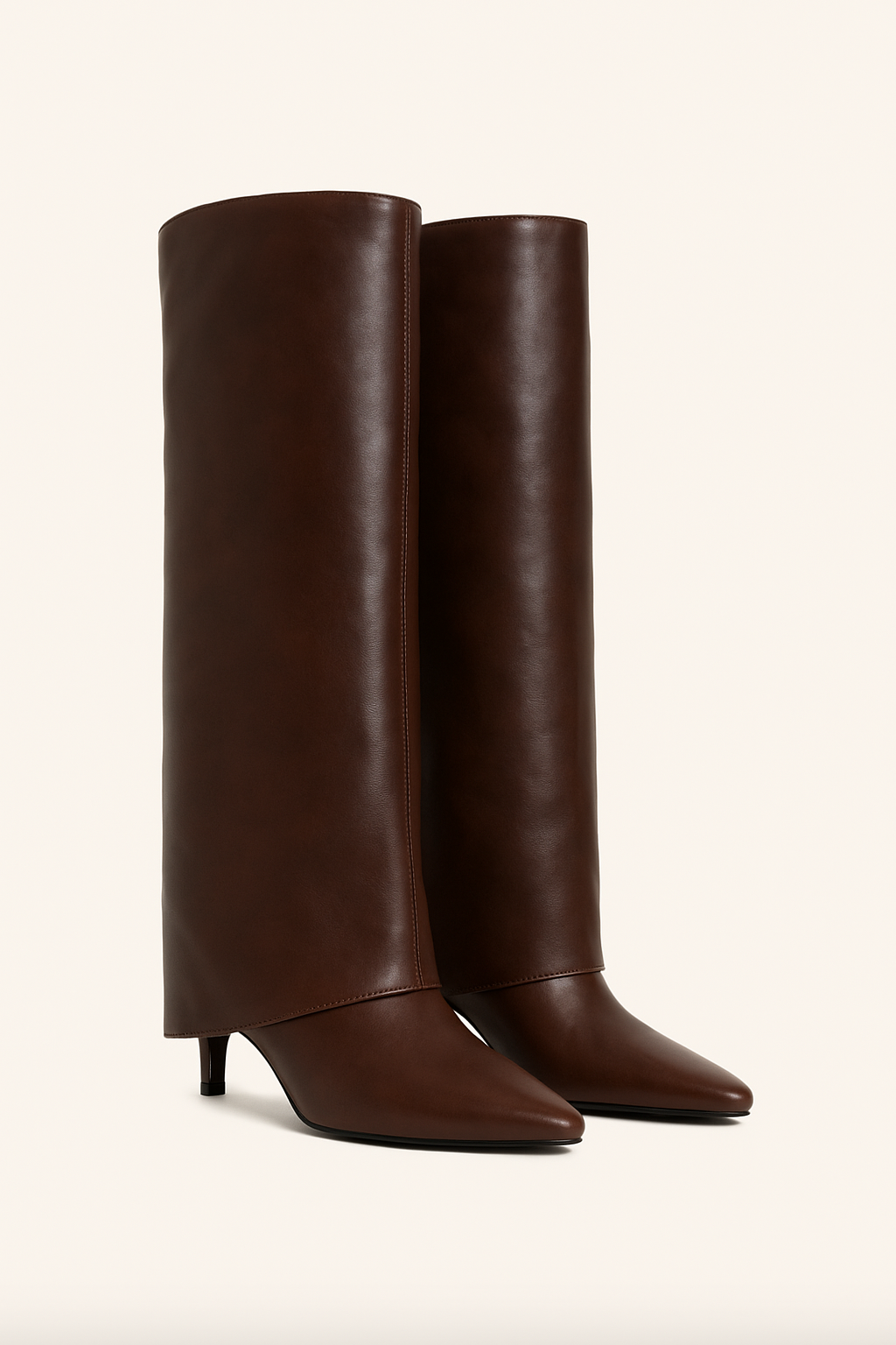 Damen Stiefel High Heel Elegant Schwarz - IdealeKleiden