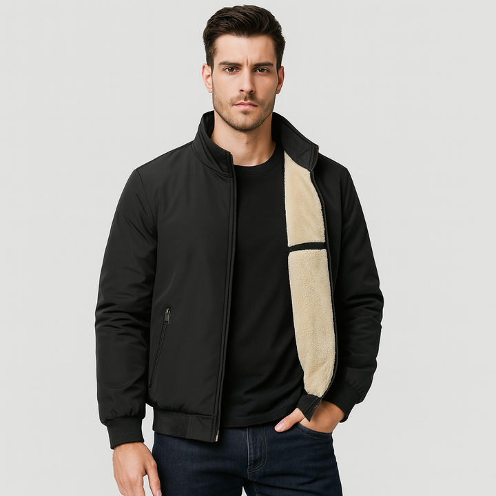 Warme Fleece-Jacke Reißverschluss Damen - IdealeKleiden