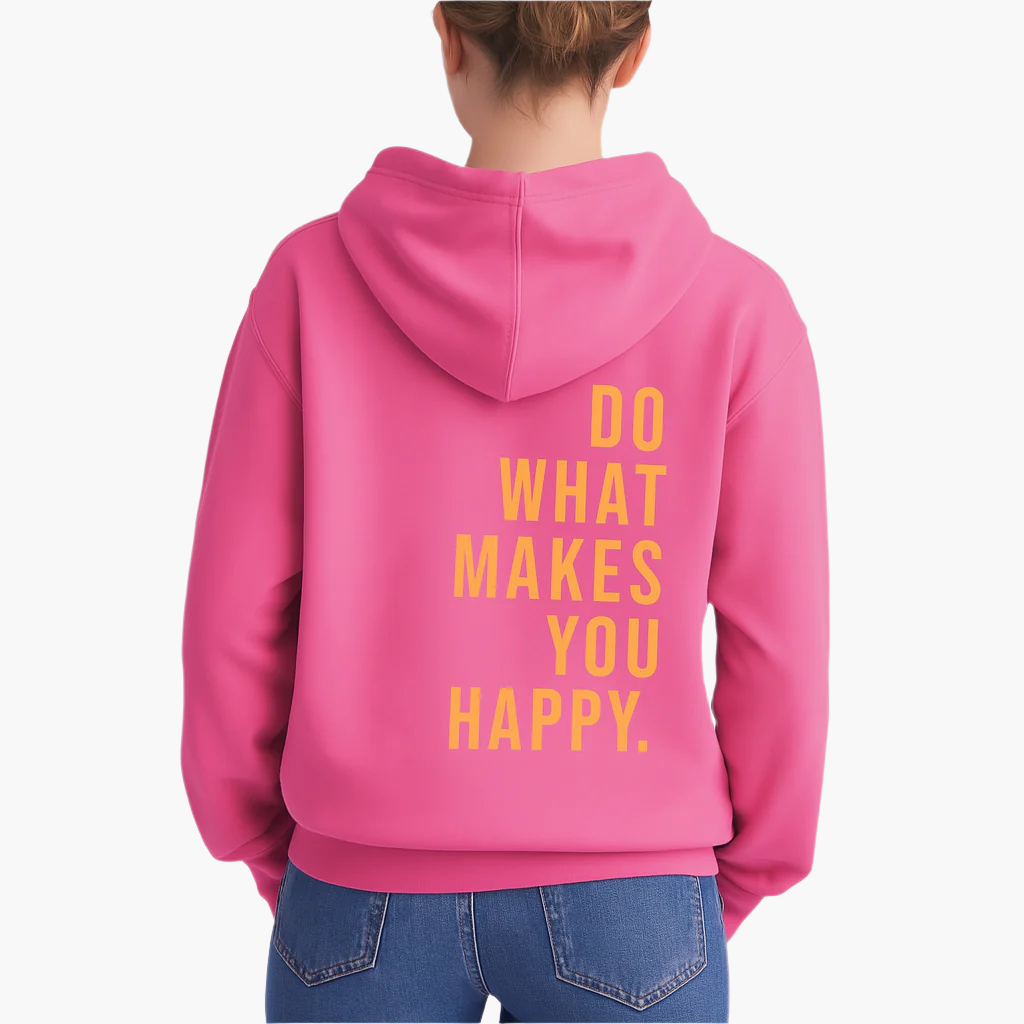 Sweat-shirt à capuche stylé avec imprimé - Veste décontractée confortable