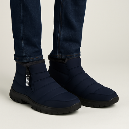 Herren Winterstiefel Hoch Wasserdicht - IdealeKleiden