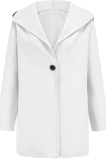 Manteau à capuche élégant Manteau d'hiver Slim Fit
