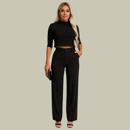 Elegantes Damen-Zweiteiler Set - IdealeKleiden
