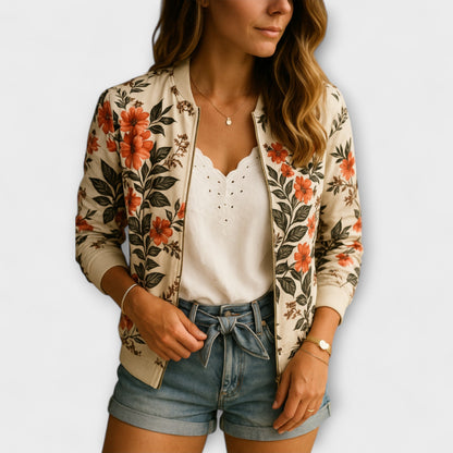 Veste d'été à fleurs