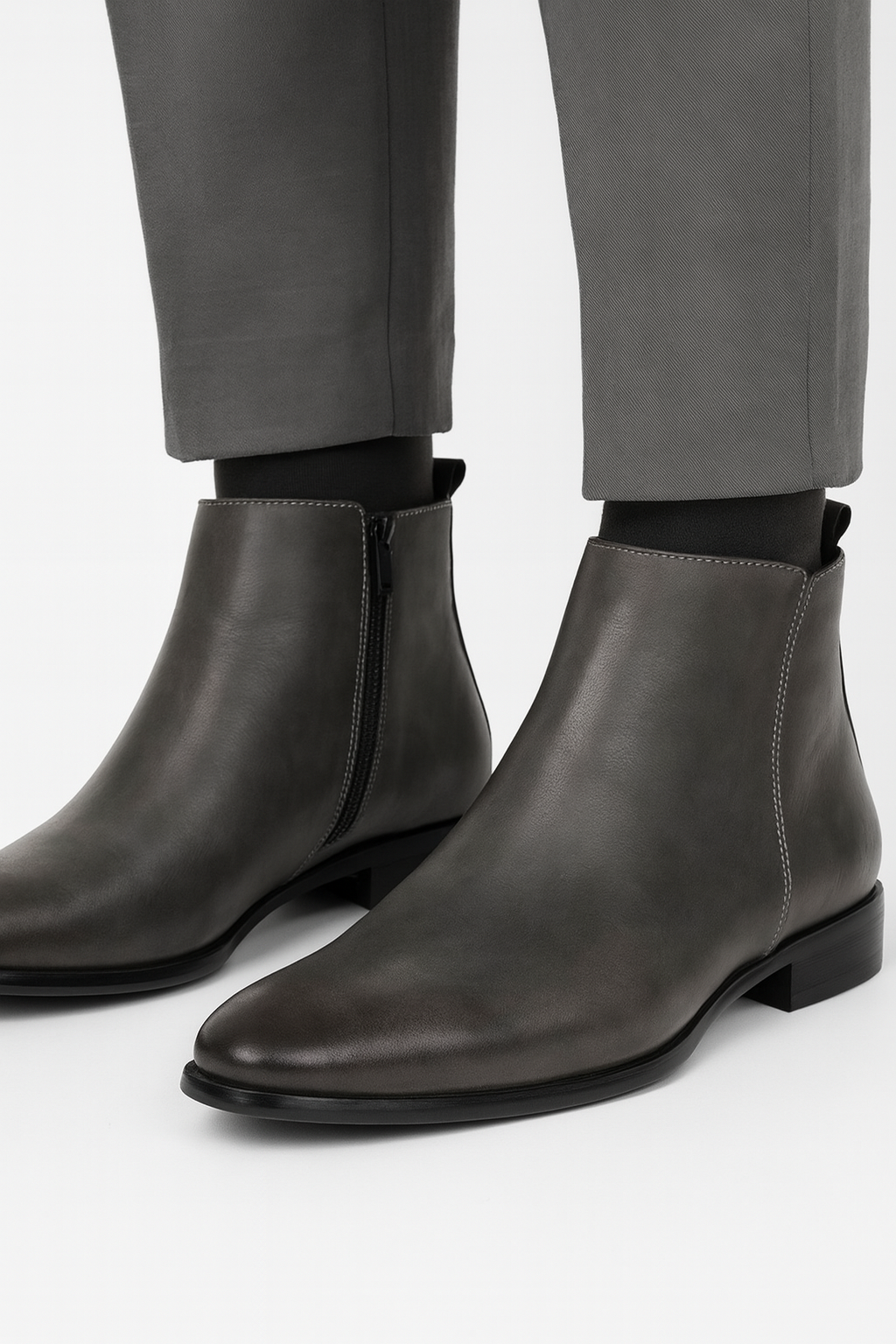Bottes habillées homme Aspect lisse Élastique