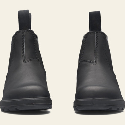 Bottes Chelsea en cuir noir pour homme