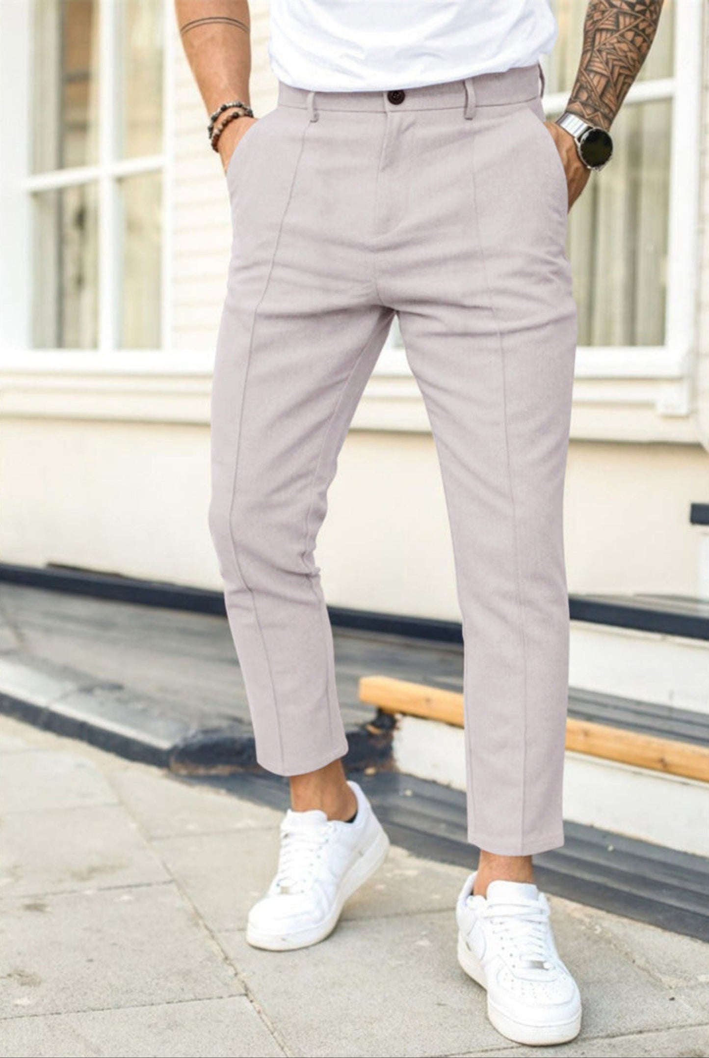 Chinos stretch skinny homme