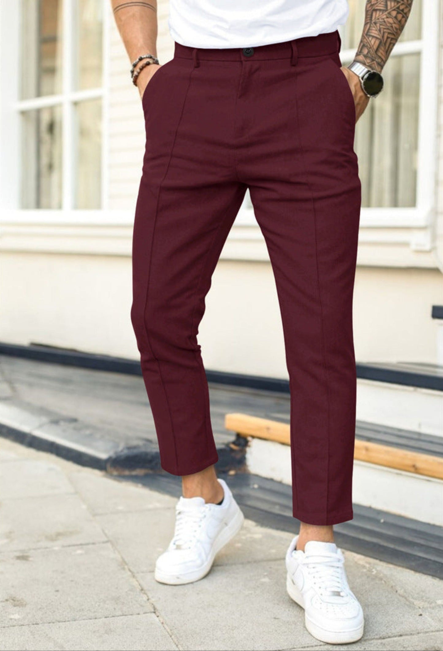 Chinos stretch skinny homme