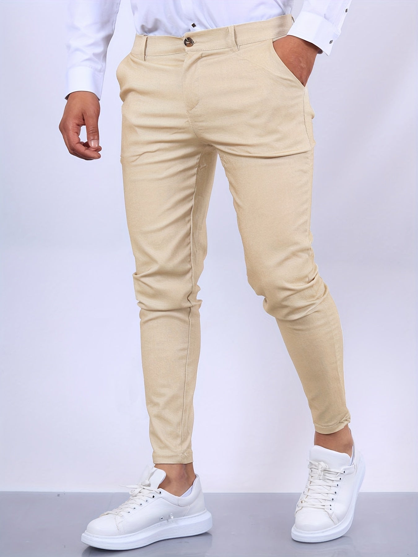 Chinos slim stretch pour homme