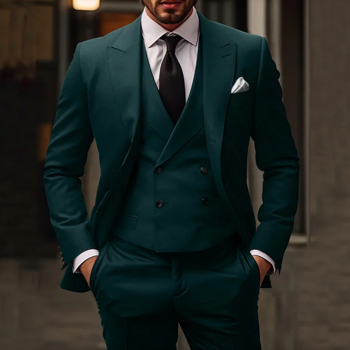 Costume trois pièces élégant pour homme