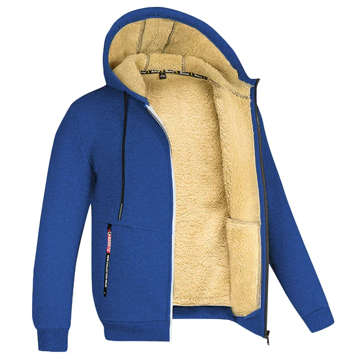 Hoodie doux d'hiver en laine mérinos